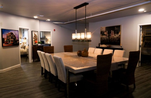 Seneca Apartment | Boutique hotel in historic downtown Seneca. Room #4, King bed.