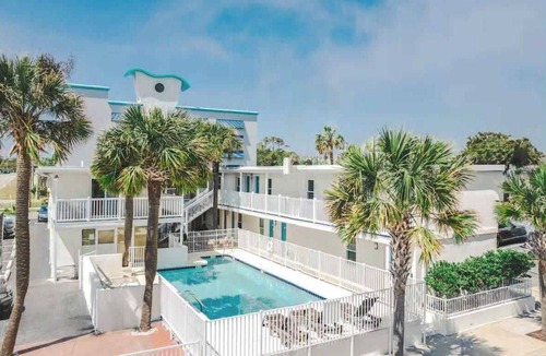 Downtown Myrtle Beach Apartment | Boutique on the beach, Studio #105 + Pool
