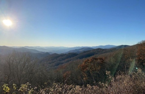 Cranberry Falls Ski Chalet | Cabin with incredible view Blue Ridge Parkway