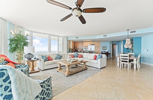 Orange Beach East Condo | Caribe C1010- Lovely Gulf View,Large Terrace,Lazy River,Pool Slides!