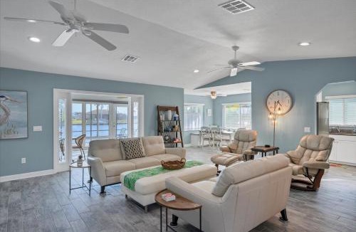 South Gulf Cove House | Charlotte County Villa 5872: Canal-Front Private Pool Oasis