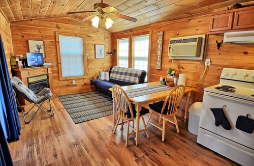 Crumpler Cabin | Charming 2-bedroom tiny home in Crumpler, NC, perfect for a cozy getaway.