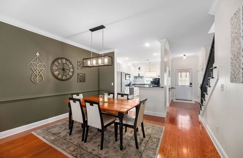 North Charleston House | Charming 3-bedroom townhome Near Historic Downtown + Balcony + Lake Access