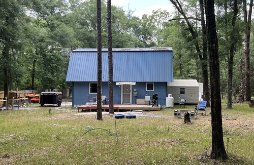 Branford Cabin | "Charming Barnominium on 2 Wooded Acres in Three Rivers Estates". Sleeps 6.