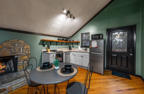 Sevierville Cabin | Charming Cozy Studio Cabin for 2-Hot Tub-Pets