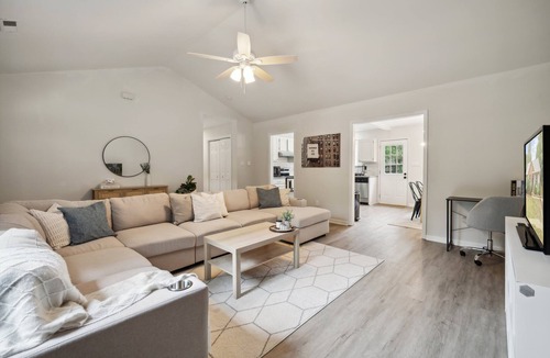 Paw Creek House | Charming Pet-Friendly 3-Bedroom Home- Fenced Yard, Fire Pit