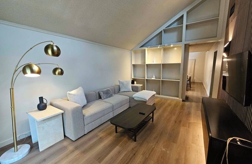 Rosewood Apartment | Chic 2 bedroom, 2 bathroom with high ceilings, natural light and balcony