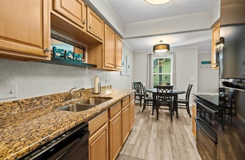 St. Augustine Beach Condo | Colorful condo w/shared pool, free WiFi, central A/C - blocks from the beach