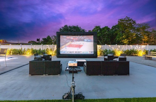 Golden Glades Villa | Colosal Football Field Villa w/Cinema+Terrace+Gym+Heated Pool