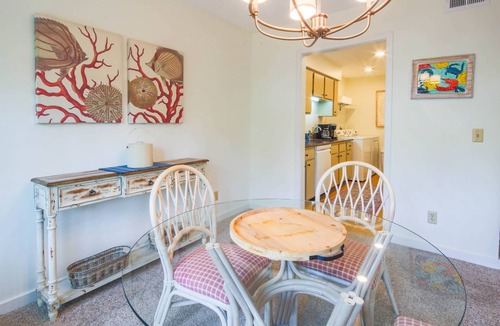 Sea Pines House | Community Pool & Tennis Courts; Ground Floor Villa w/Wooded Lagoon View; Easy Harbourtown Access!