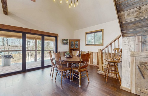 Dandridge Cabin | Cozy Lake Front Cabin, Sleeps 4, Dock, Play Yard