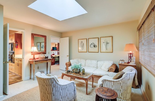 Beach Lagoon House | Cute oceanside home with direct path to beach, fireplace, patio, grill, balcony
