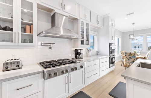 Seagrass House | Dog Friendly Home with Pool, Gulf Views, Firepit, Grill, and Hot Tub!