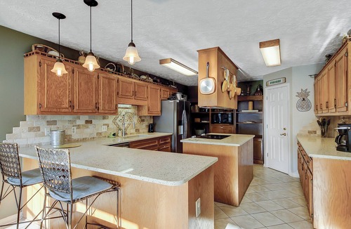 Surfside Beach House | Dog-friendly home with private pool, gas grill, 2 firepits, enclosed yard, AC