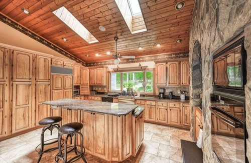 Bumpass House | Dog-friendly lakefront home with dock, pool table, fireplace, grill, two kayaks