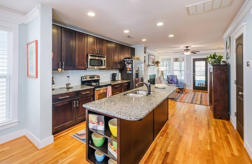 Davidson House | Eclectic 3BR Steps to Main Street With a Patio