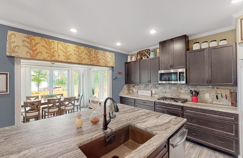 Saluda House | Elegant lakefront home with fast WiFi, large yard & dock
