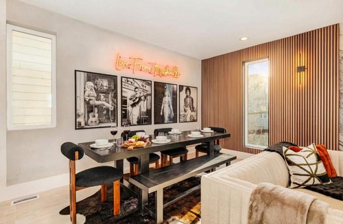 Katie Hill Neighborhood House | Elevator with Rooftop Hot Tub & Spacious Yard