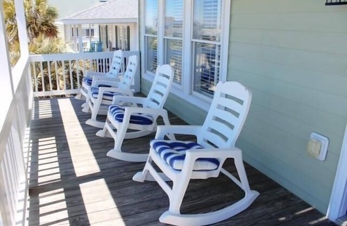 Holden Beach House | Experience coastal bliss at Reel Blessed, a spacious 4-bedroom haven in Holden Beach.