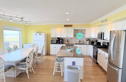 Holden Beach House | Experience oceanfront bliss at Summer Sandcastle, a spacious 5BR home in Holden Beach!