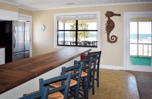 Tybee Island Villa | Fabulous ocean front panoramic view screened porch WIFI pet friendly, grilling
