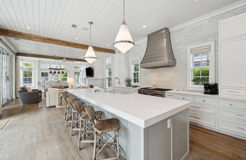 WaterSound Beach House | Fall Getaways Available! Private Heated Pool! Amazing Views! Great Entertainment Space!