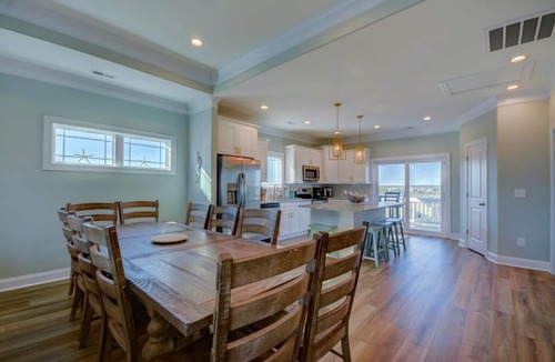 North Topsail Beach House | Flamingo Villa - Oceanfront B Luxury Home, Hot Tub, 6 bed 4.5 bath