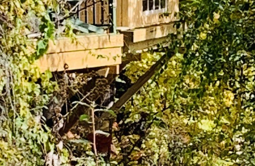 Grissom - Highland RV Rental | Floating Heaven: Treehouse Lodging with 'casita' & View