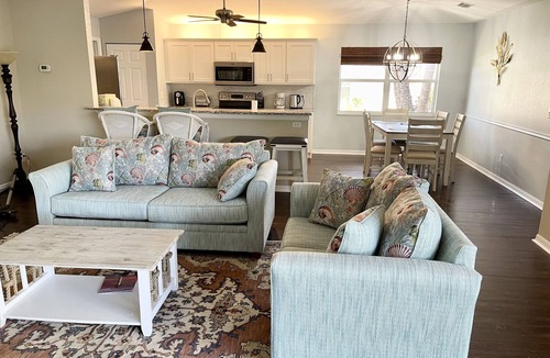 Pinehurst House | Fun house with pool and water view