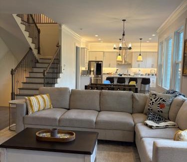 East Cobb House | Game Room Luxury Home @ Battery Chef Kitchen Deck