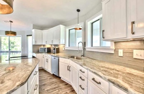 Panacea House | Gated Water View Pool Home on Dickerson Bay