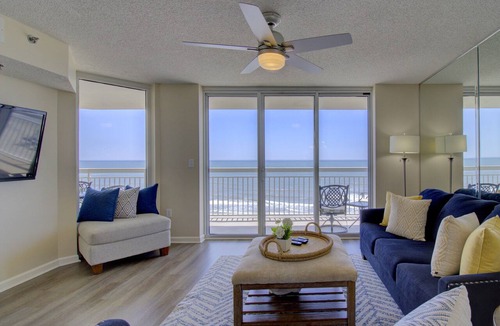 Crescent Beach Condo | Gorgeous 4 Bedroom 3 Bath Corner Oceanfront Condo - Crescent Shores North Myrtle Beach