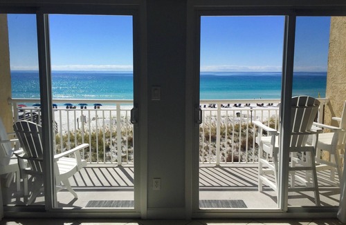 Fort Walton Beach Condo | *GULF FRONT CONDO* Amazing Ocean Views* Island Sands 308 w/beach service