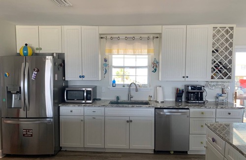 Alligator Point House | Gulf to Bay, on the beach home with bay access