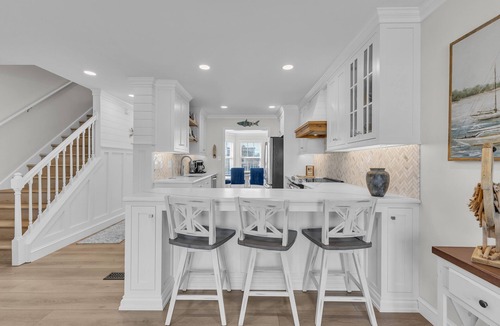 Kure Beach House | Happy As Clam: 4 Bedroom Duplex Across From Ocean w/View