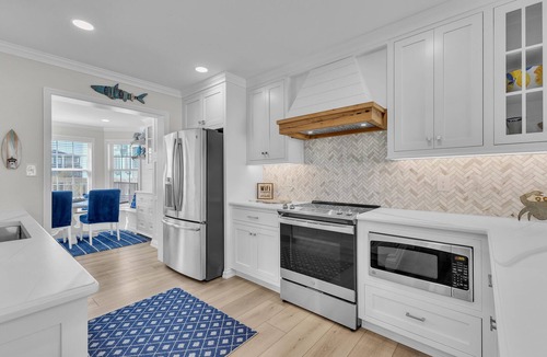 Kure Beach House | Happy As Clam: 4 Bedroom Duplex Across From Ocean w/View