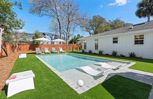 Jacksonville Beach House | Heated Pool, Game Room, Putting Green in Jax Beach