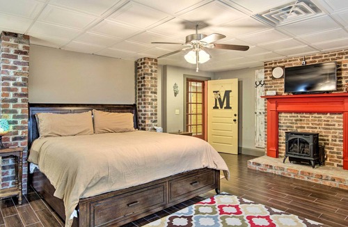 Gaffney Apartment | Historical South Carolina Escape w/ Patio!