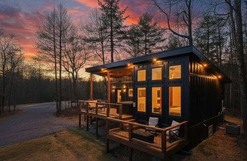 Jamestown House | Honeymoon View: Modern Luxe, Hot Tub & King Bed