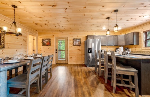 Sevierville Cabin | Hot Tub, Game Room, Dogs Welcome, 3 King Beds