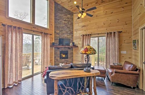 Bryson City House | Hot Tub & Views: Charming Bryson City Cabin!