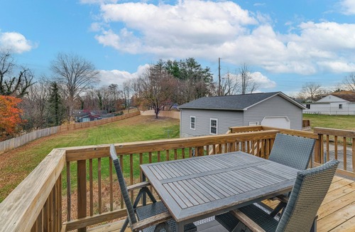 Cave Spring House | Hot Tub & Yard: 'Temptation Stays' Home in Roanoke
