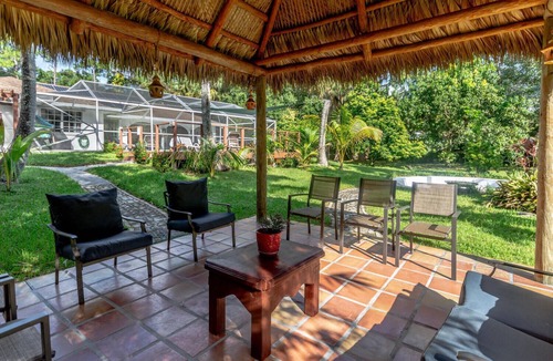Jupiter Farms House | Huge Playroom, Jacuzzi, Fire Pit, Pool & Tiki Hut