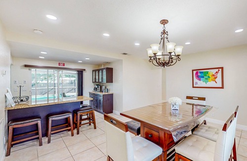 Hollywood Hills House | Ideally located home with enclosed pool, grill, W/D, & AC - snowbird-friendly