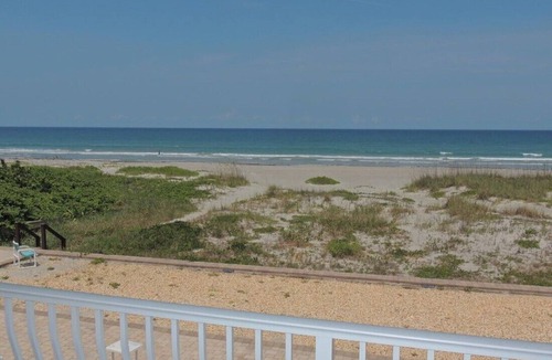 Crescent Beach Condo | INCREDIBLE Direct Oceanfront 2 BR Condo! Waterfall Countertops, Luxury Feel!