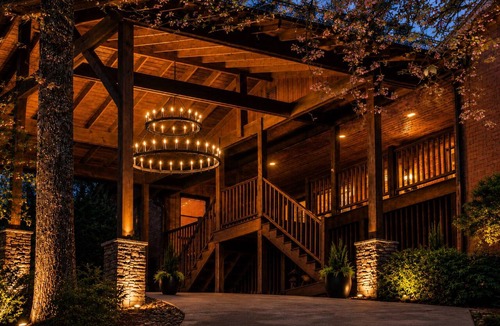 Pisgah Forest House | Indoor Pool Resort Speakeasy Views