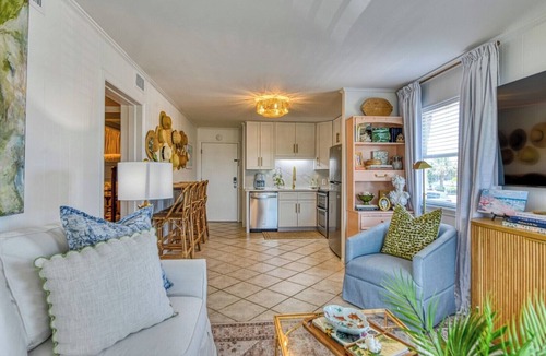 Gulf Stream Estates Condo | Inlet Pointe 19 -Desirable first floor corner unit with water views.
