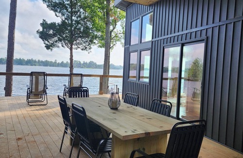 Leesville House | Lake Murray Modern Lakefront Retreat - Dock, Fireplace & Family-Friendly Luxury