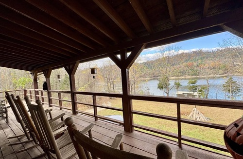 Butler Cabin | Lakefront Cabin with Private Dock, Lake and Mountain Views, sleeps 8.