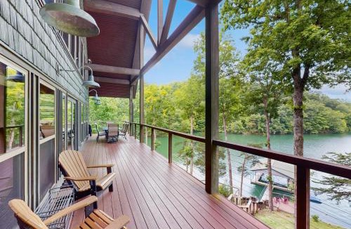 Maynardville House | Lakefront Escape Sleeps 10 Private Dock Hot Tub